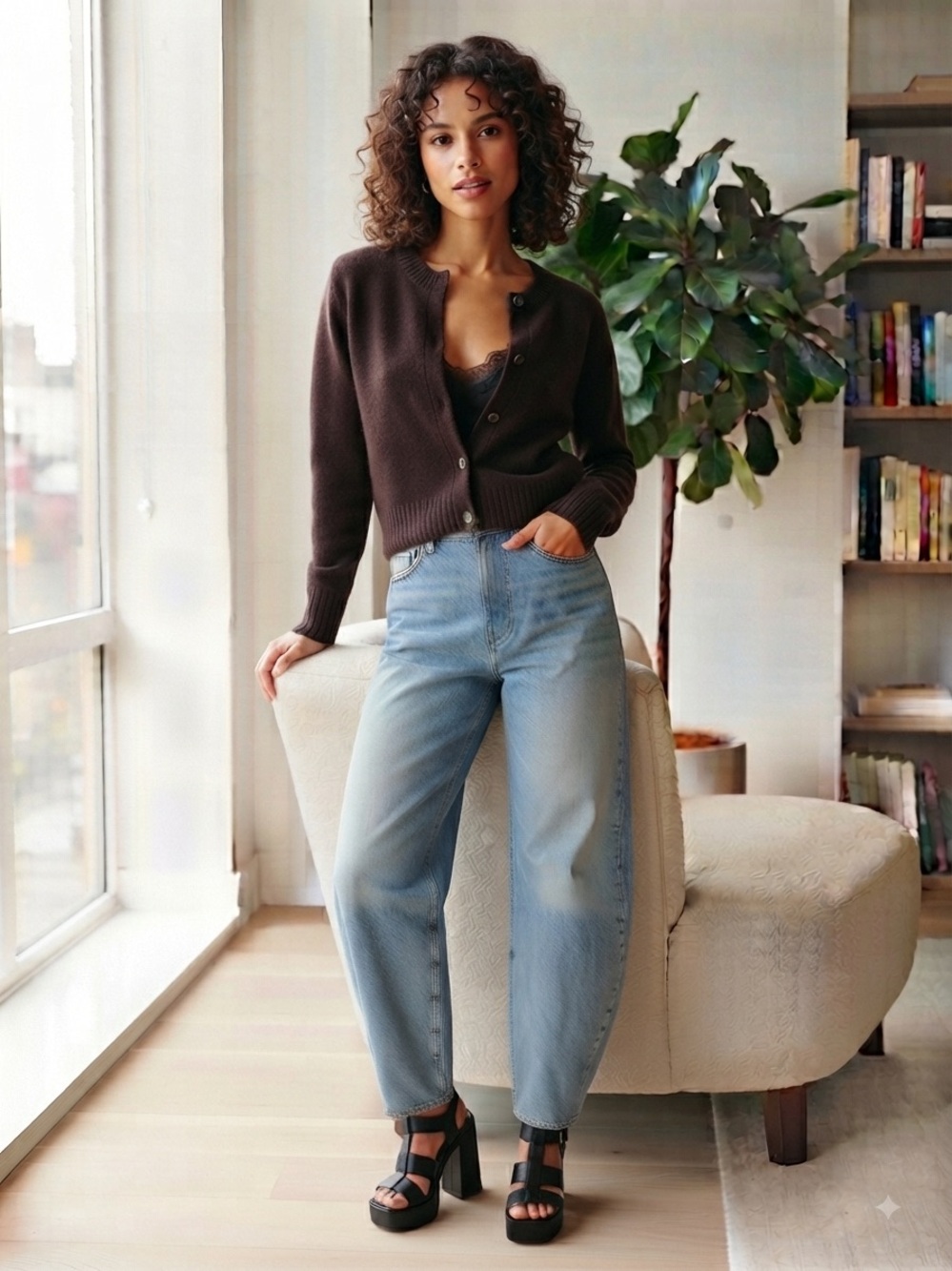 Cozy and luxurious Madewell cardigan in 100% cashmere.